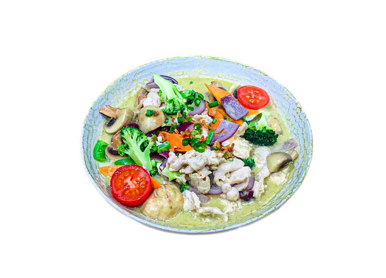 UTG1 Thai Green Curry with Chicken