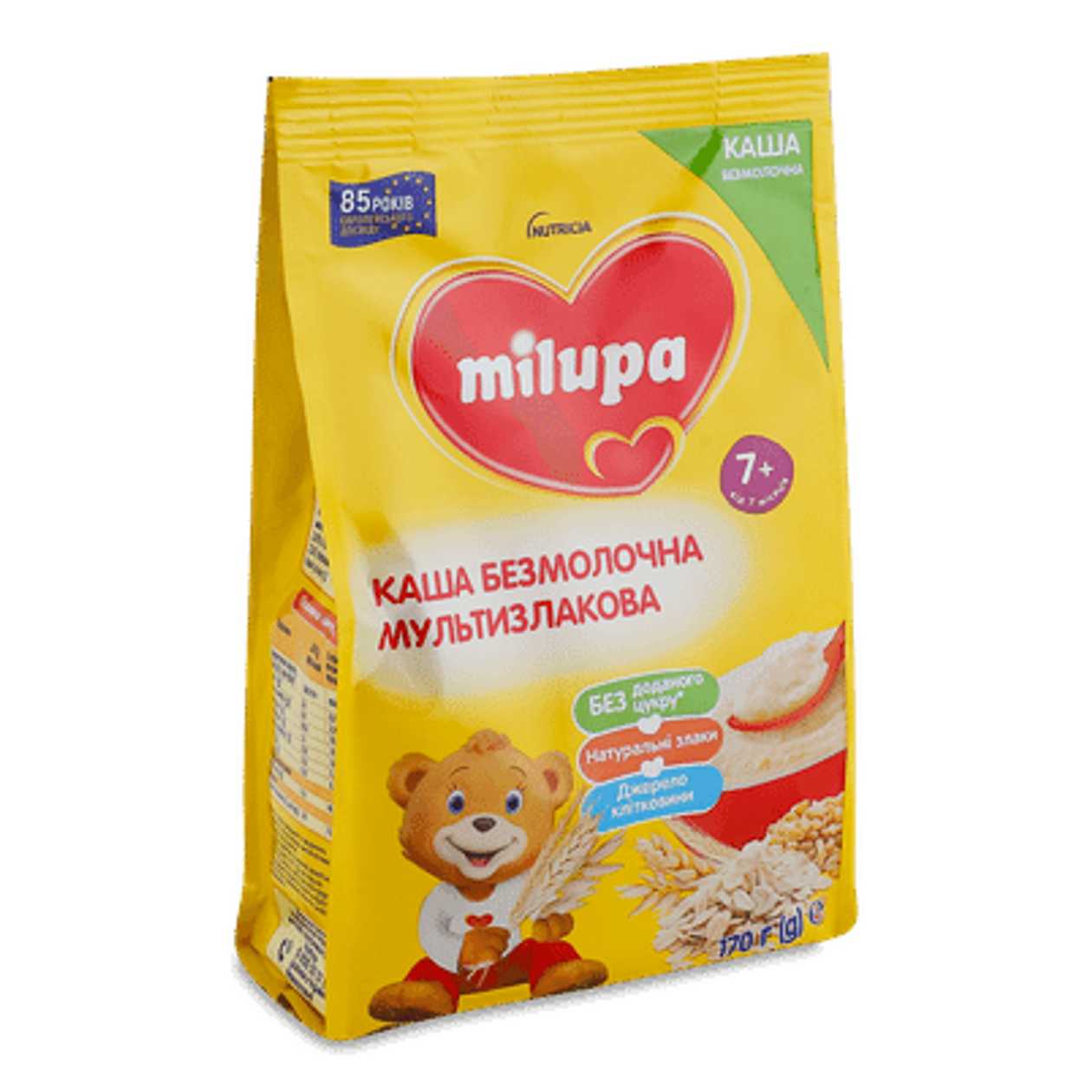 Каша мультизлакова Milupa безмолочна від 7 місяців (170г)