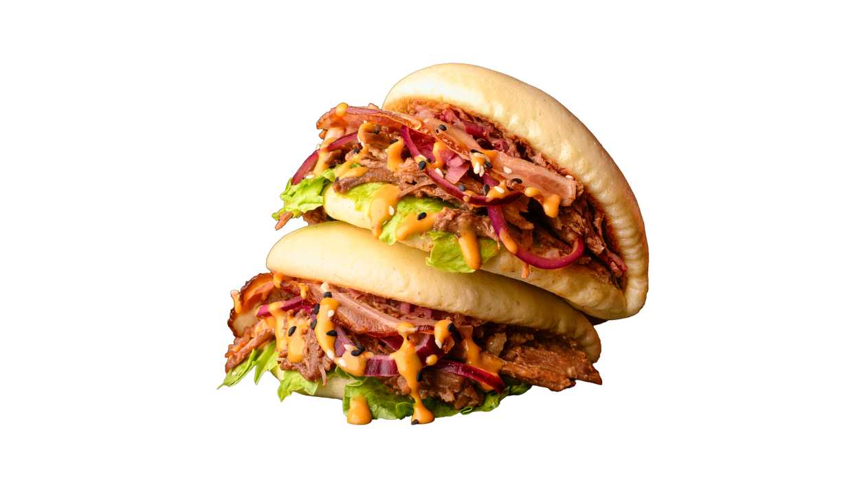 BAO with pulled beef