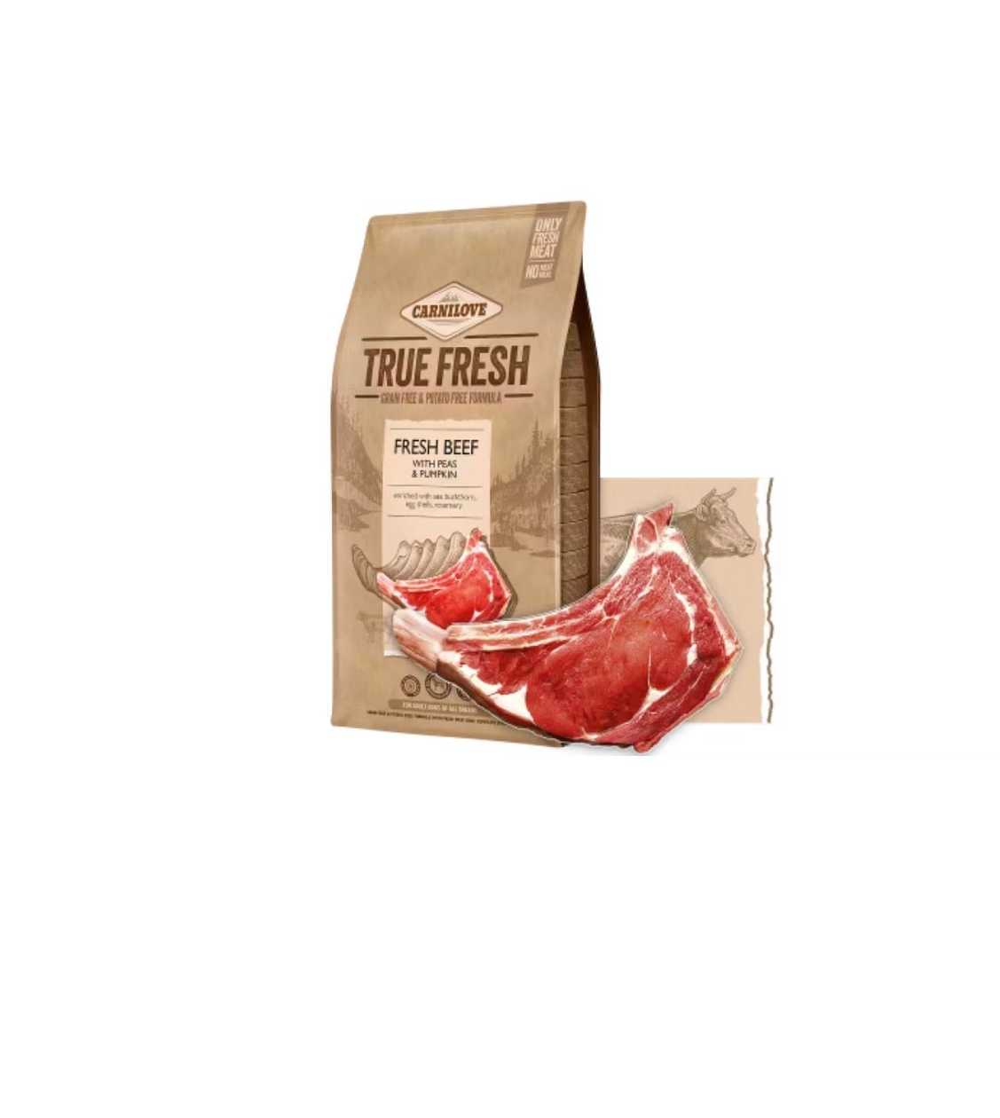 Carnilove True Fresh Beef for Adult Dogs, 1.4