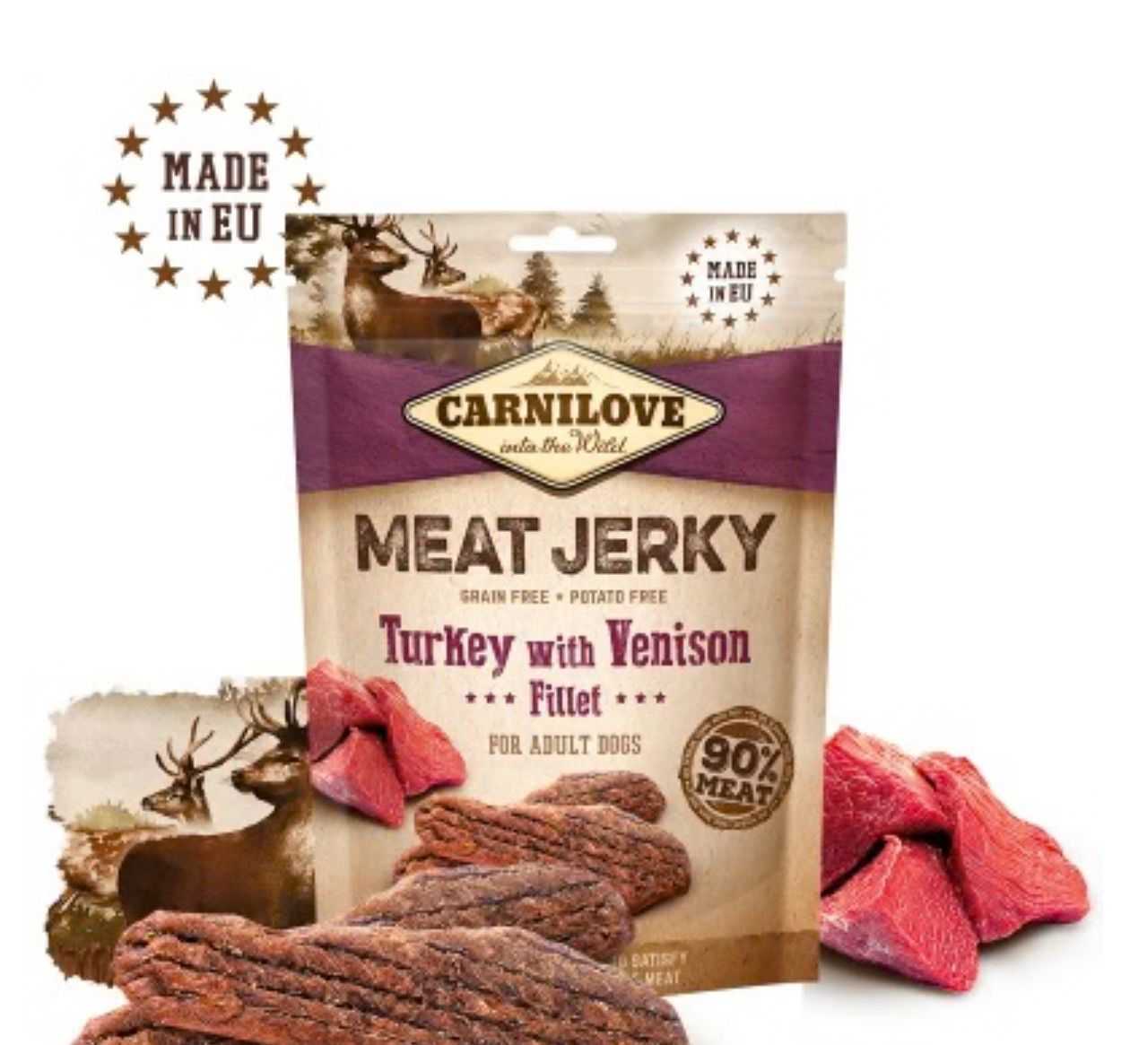 Carnilove Grain-Free Turkey/Wild Game Treats 100g