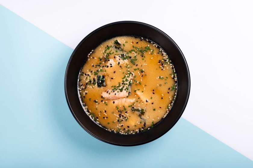 Miso z łososiem