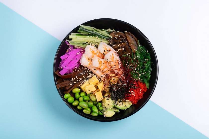 Sushi Bowl z krewetką