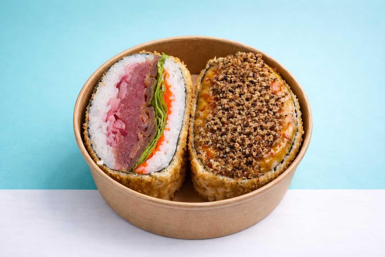 Sushi Burger z tuńczykiem
