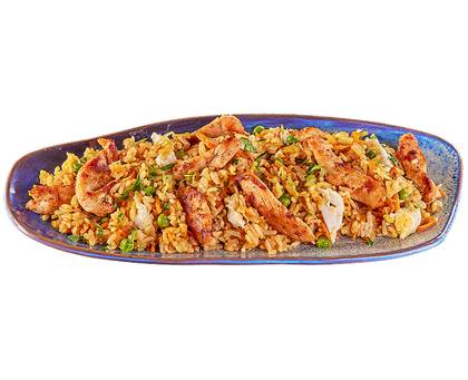 RICE WITH ROAST CHICKEN & VEGETABLES