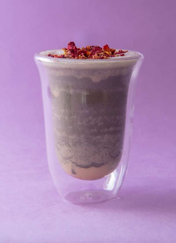 Matcha & Ube Banan Latte