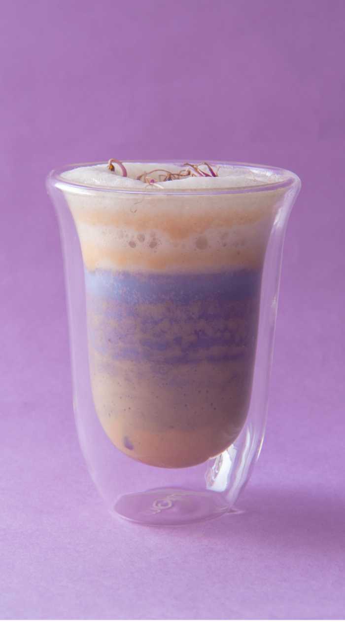 Ube Pistachio Velvet Latte
