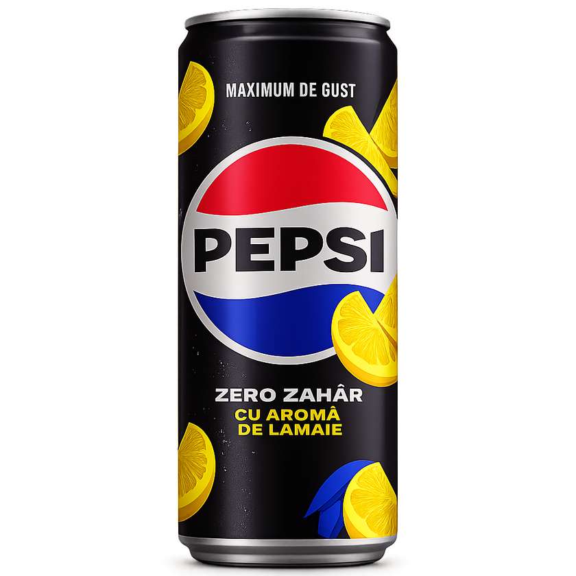 Pepsi Zero Zahar, lemon