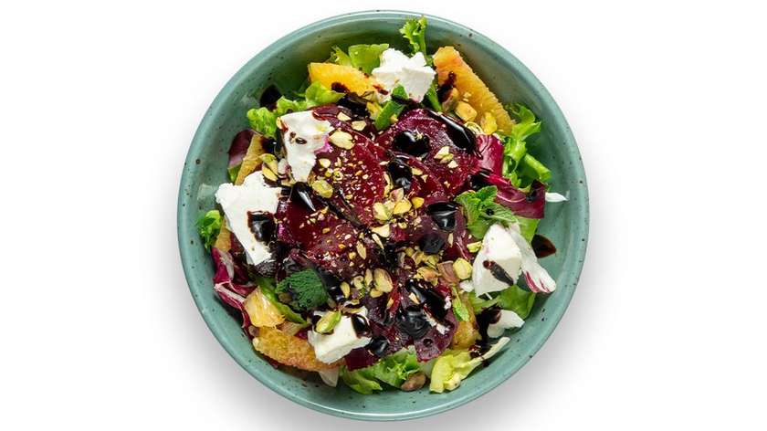 Beetroot salad with feta
