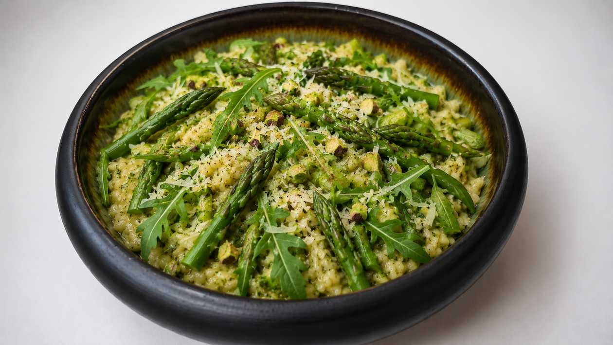 Risotto z szparagami