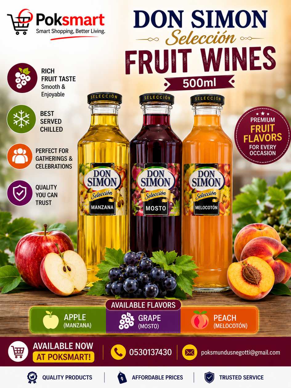 🍎🍇🍑 Don Simon Selección Fruit Wines – Refreshing Flavor Variety