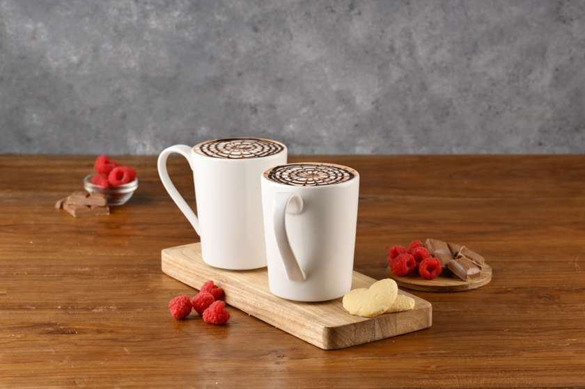 Single Raspberry Hot chocolate