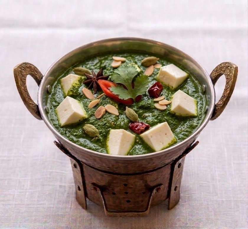 Caril Palak Paneer