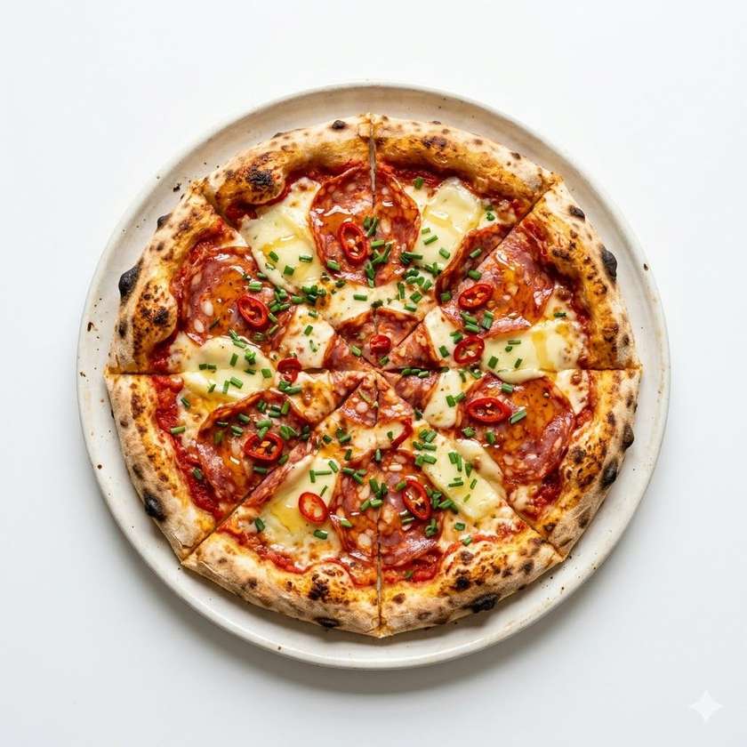 Spianata e provolone