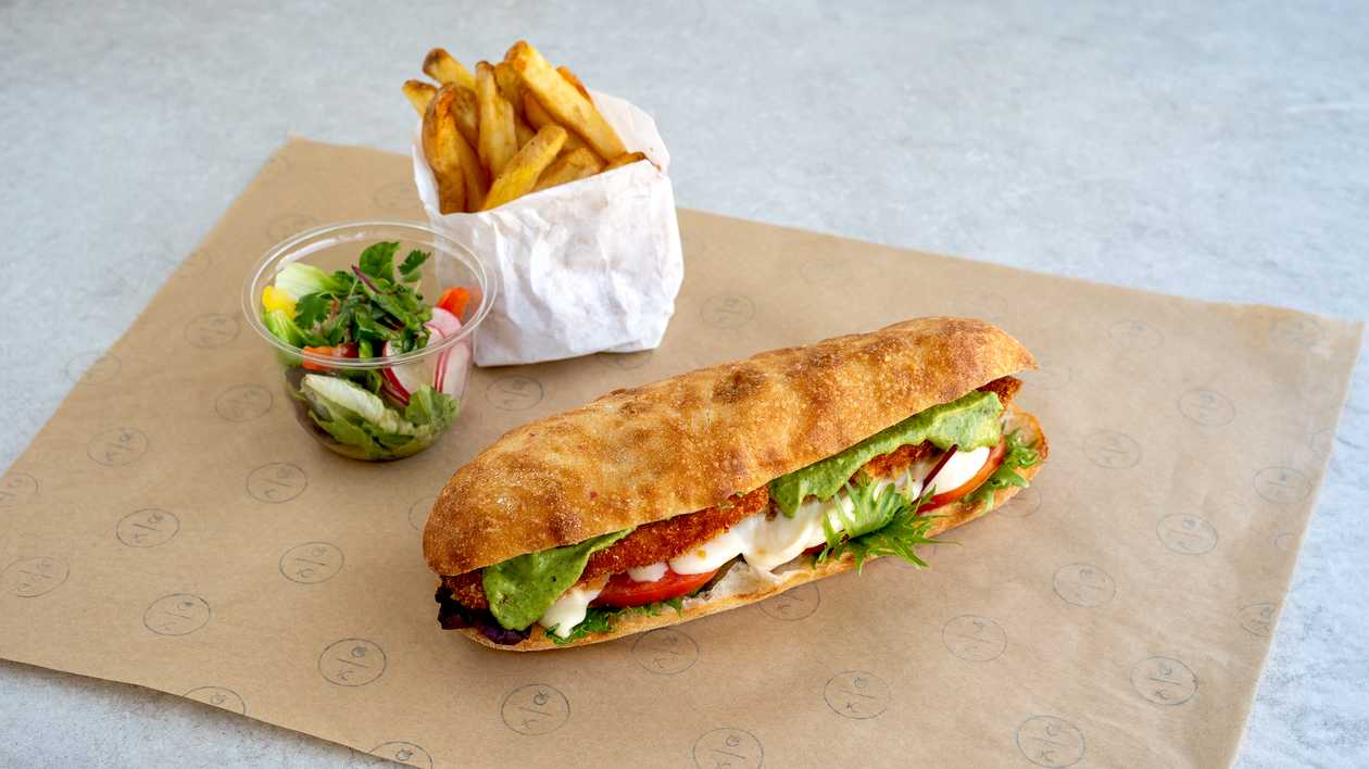 Chicken Schnitzel Melt Panini