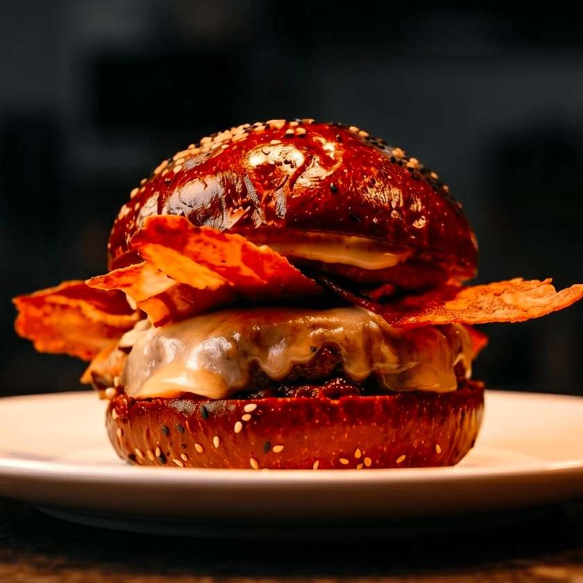 Single White Royal Burger
