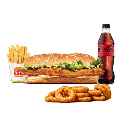 Long Chicken Meal + 10 Onion Rings
