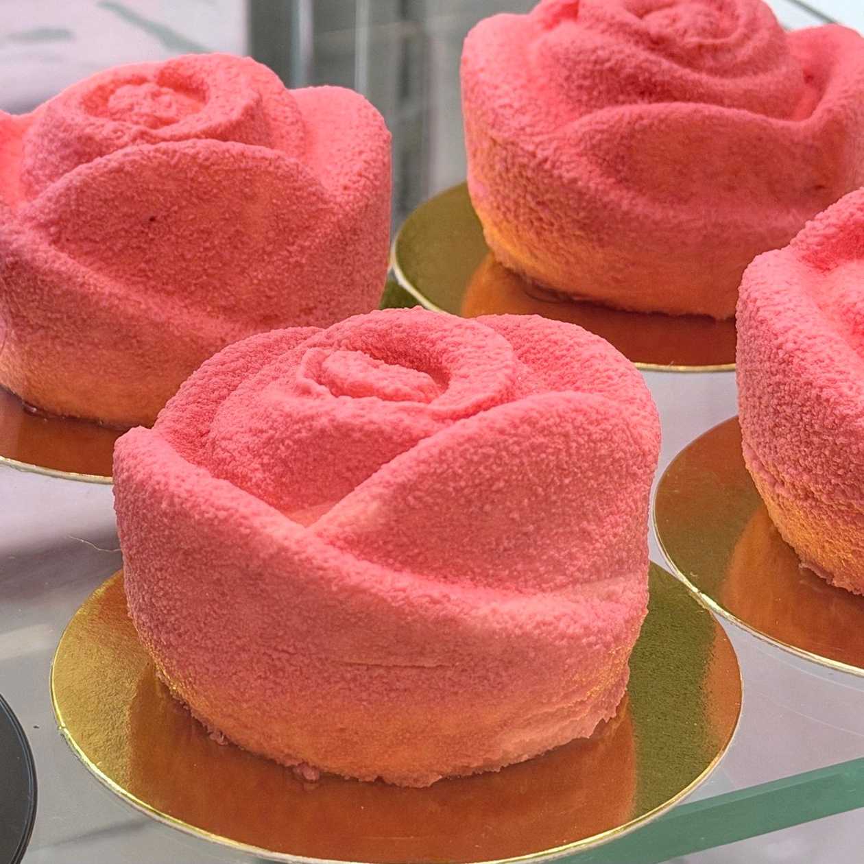 Rose Mousse Cake
