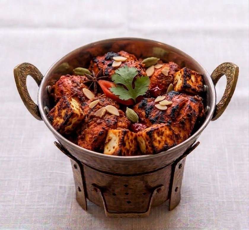 Frango Tandoori com Paneer