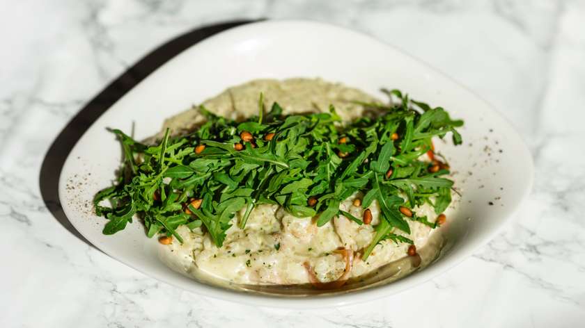 Risotto Pesto con Pollo