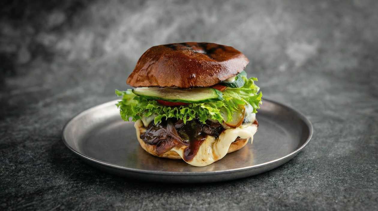 BBQ burger (Burger Kitchen)