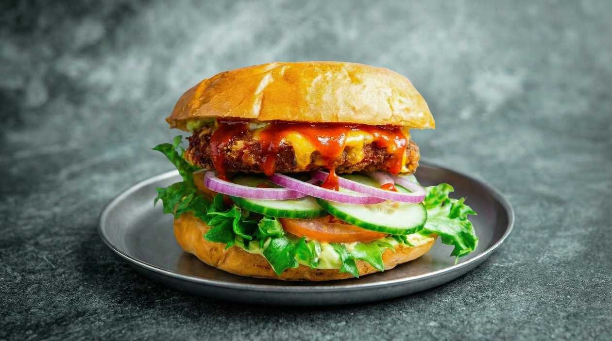 Vürtsine krõbekana burger 🌶🌶  (Burger Kitchen)