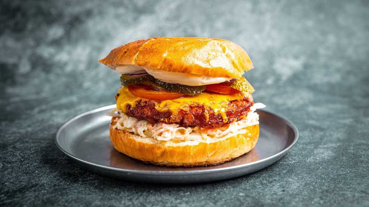 Krõbekana retroburger (Burger Kitchen)