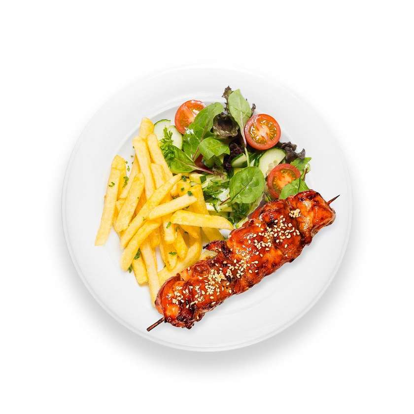 Teriyaki vištienos iešmelis