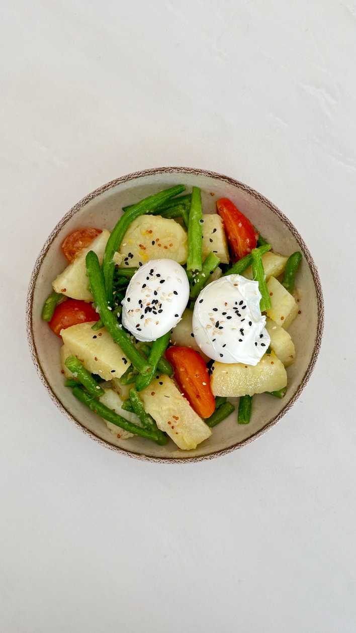 Potato, Green Bean & Eggs