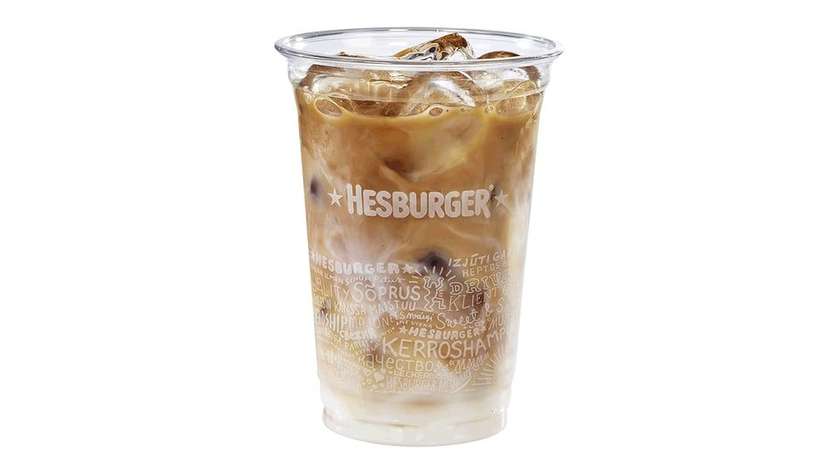 Caramel iced latte