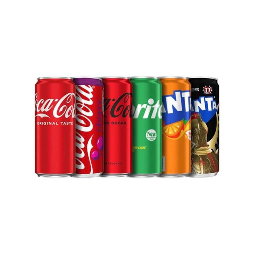 Coca-Cola, Sprite, Fanta 330 ml