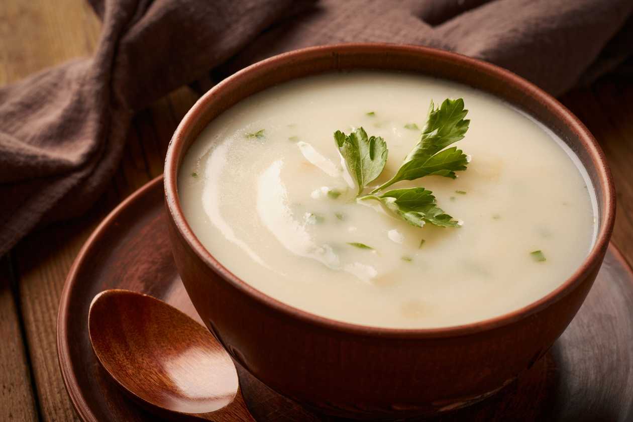 Cauliflower Soup with Rice