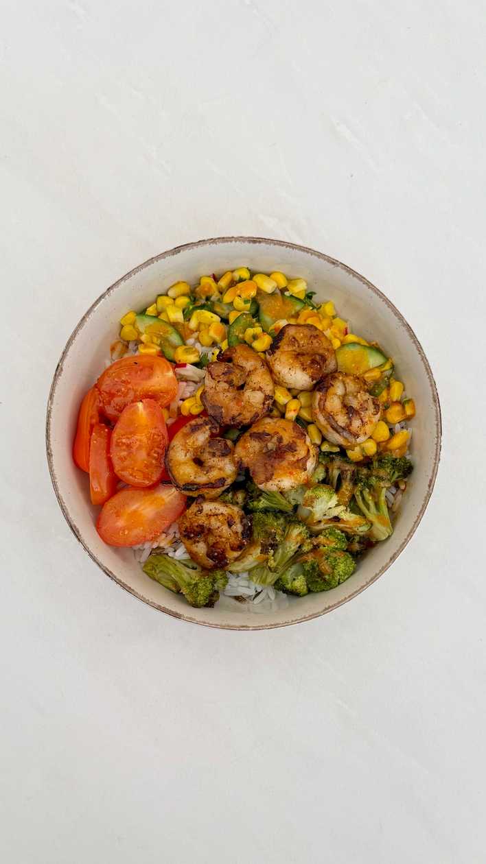 Cajun Prawn Grain Bowl