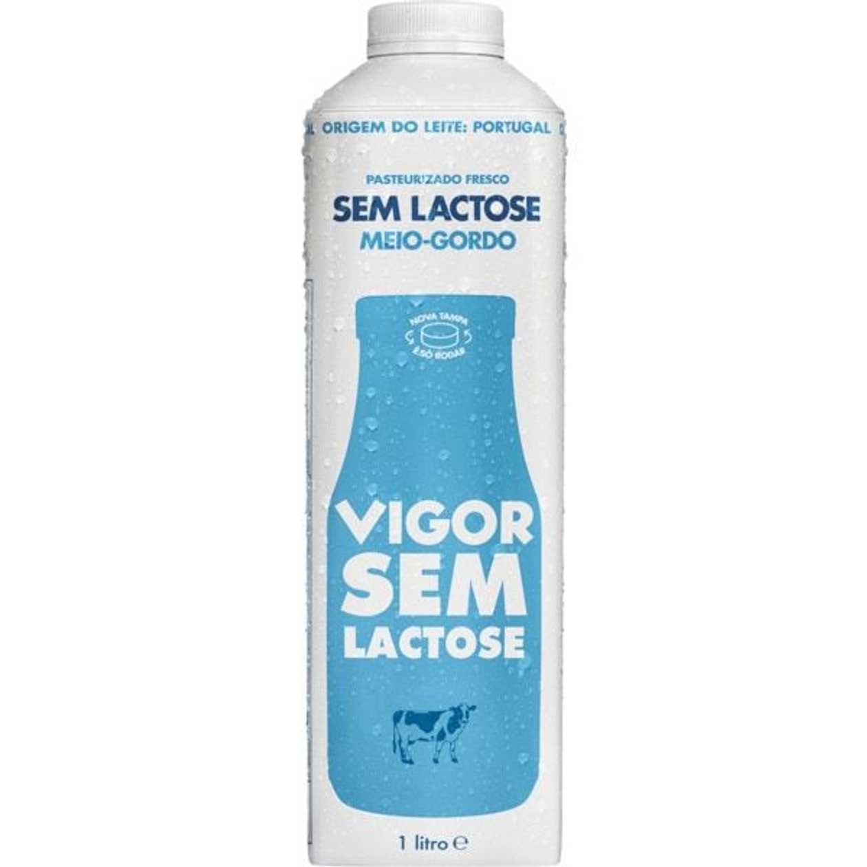 Leite UHT Meio Gordo Sem Lactose 1 lt (validade a acabar)