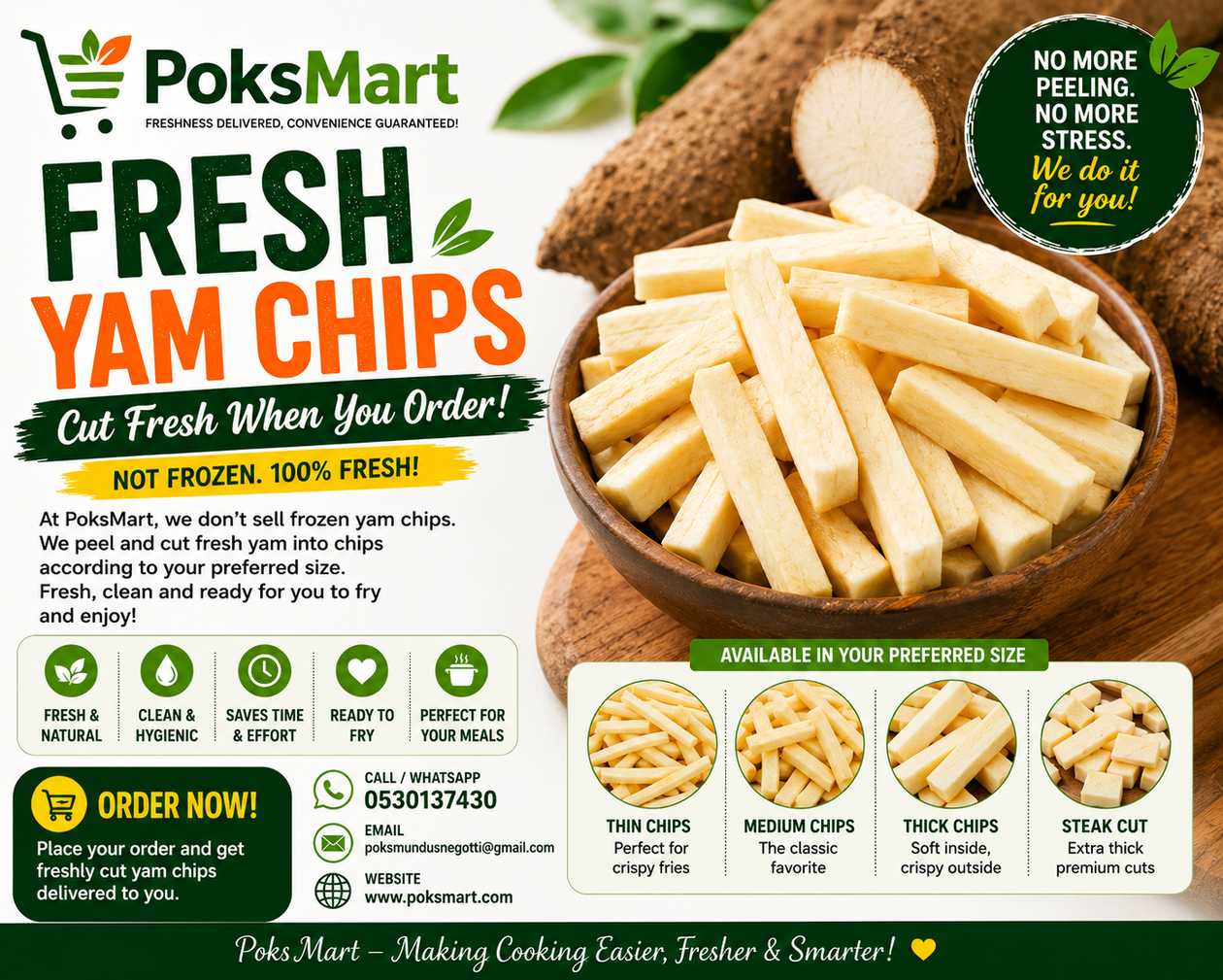 🍠 POKSMART FRESH YAM CHIPS 🍠