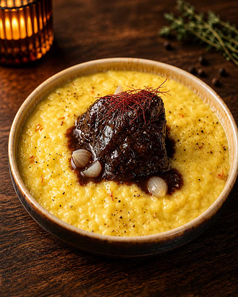 Risotto with Slow-Cooked Beef