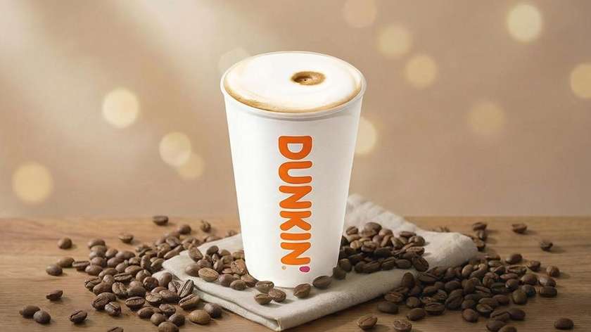 Hot latte macchiato