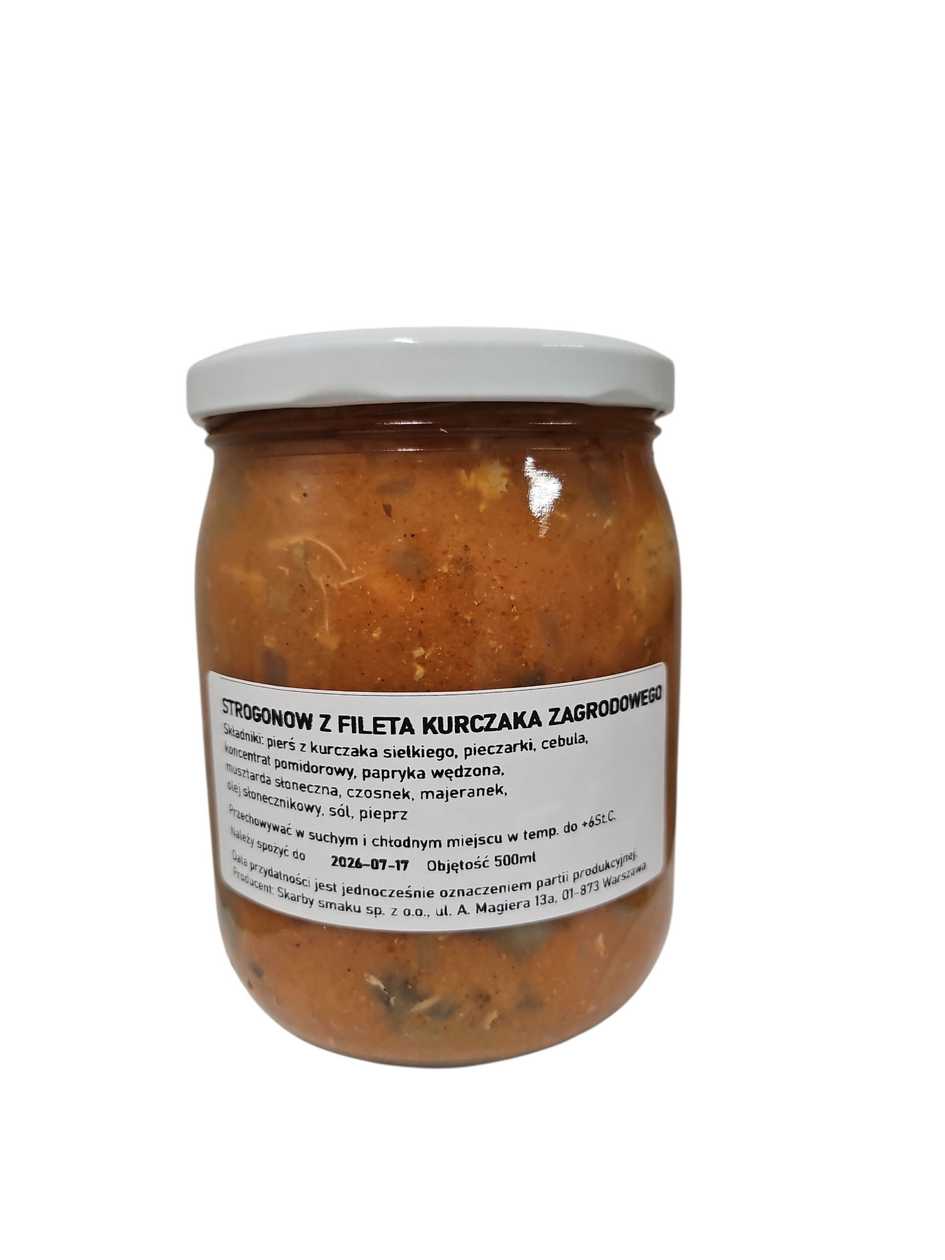 Strogonow z piersi kurczaka 500ml