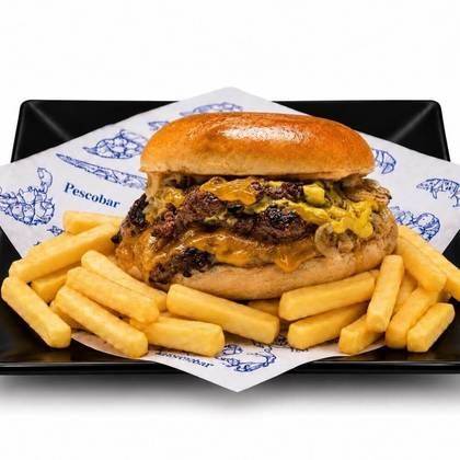 Combo Double Smashed Burger Vita Dry Aged cu Mustar de Tecuci