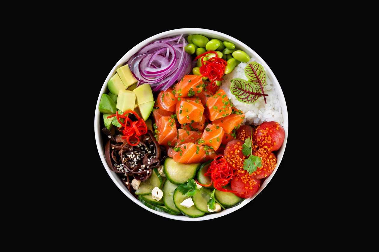 ASIAN SAKE POKE BOWL