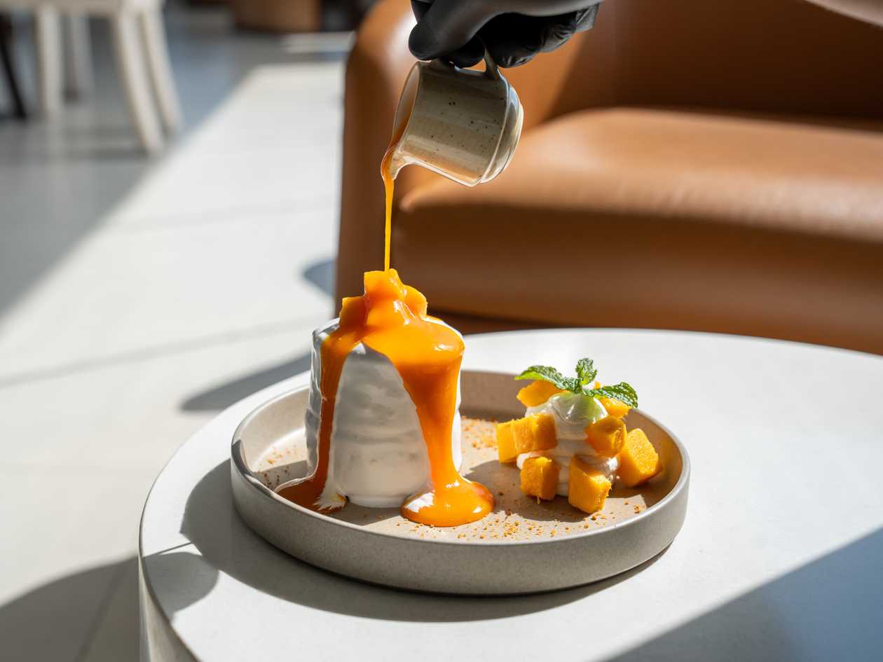 Coco Mango Pancakes