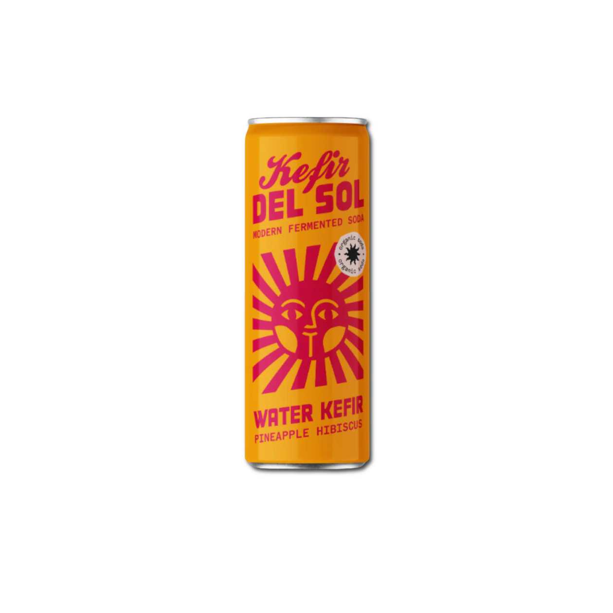 Fermented Drink with Pineapple and Hibiscus Flavor, 250ml