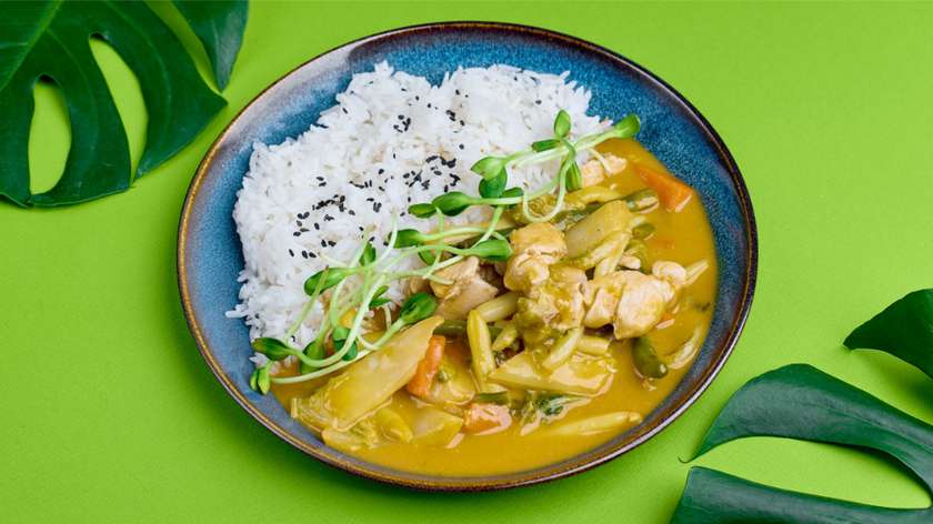 Curry Mango z kurczakiem
