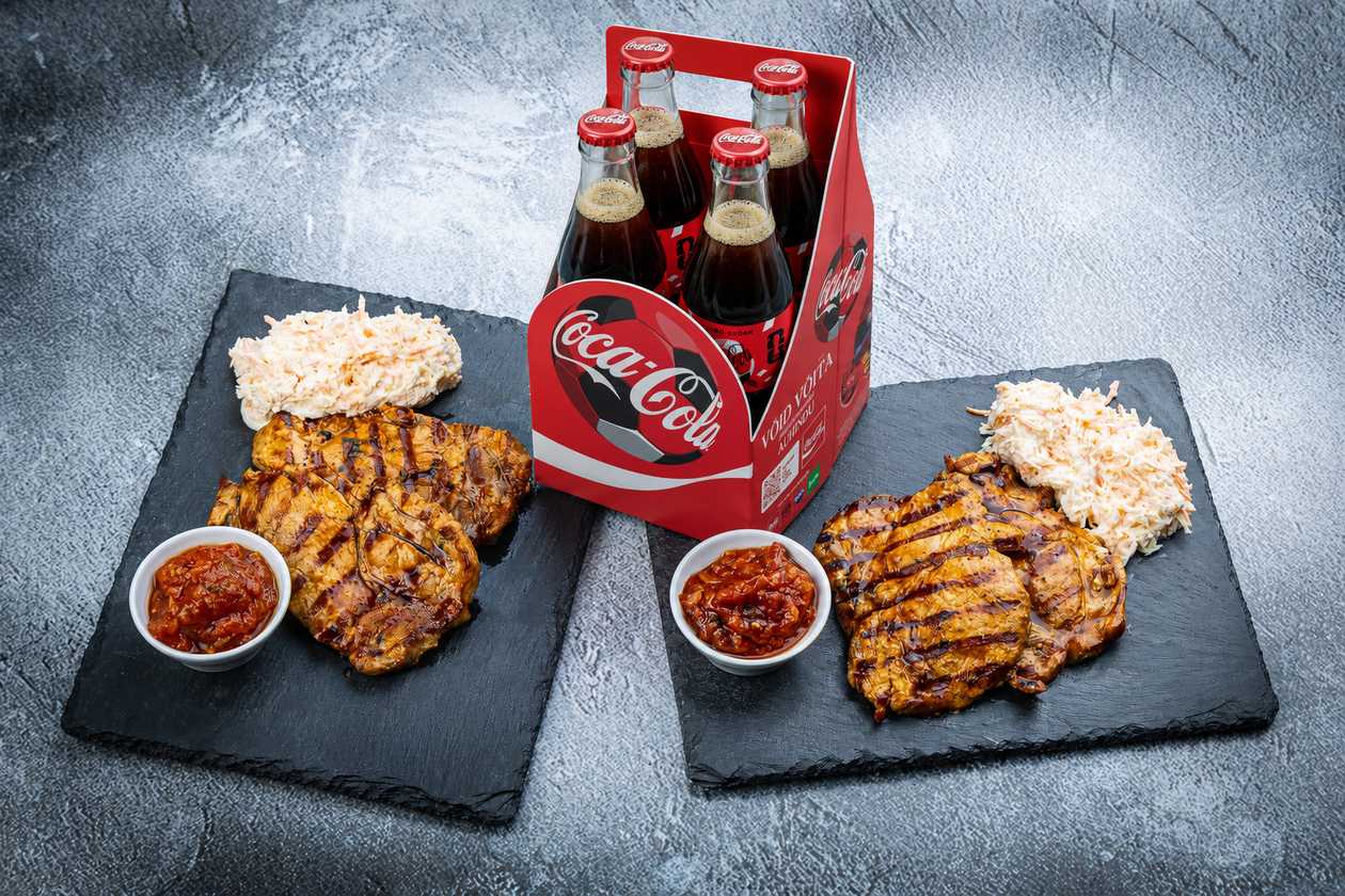 2x Grillitud põrsas +4x CocaCola