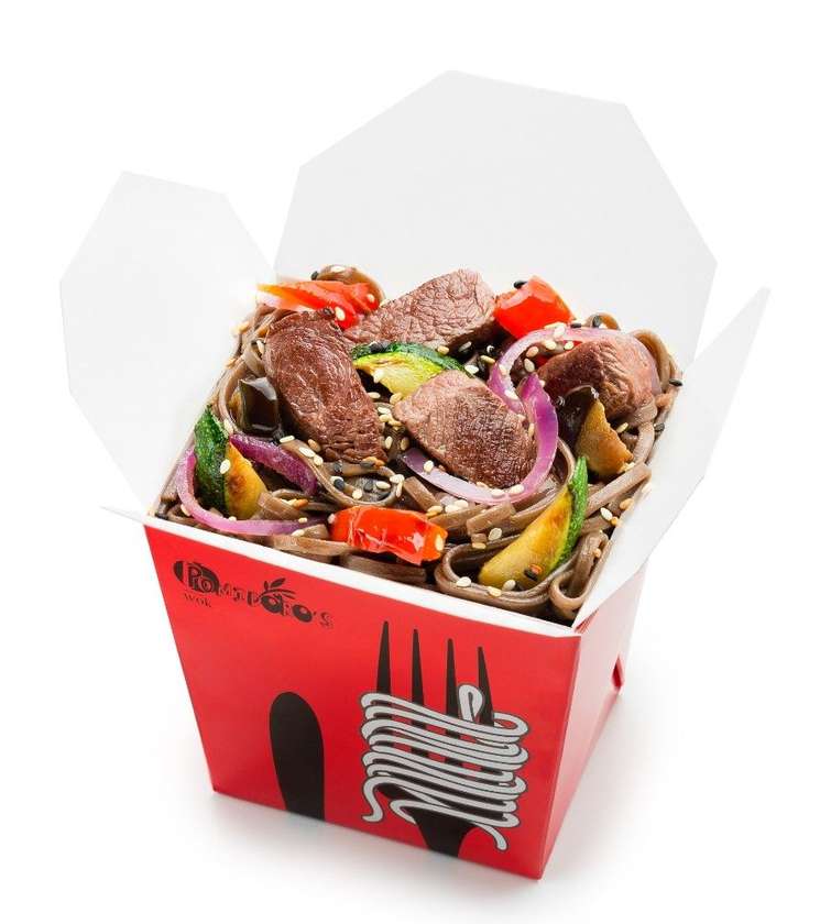 WOK Гречана з Телятиною