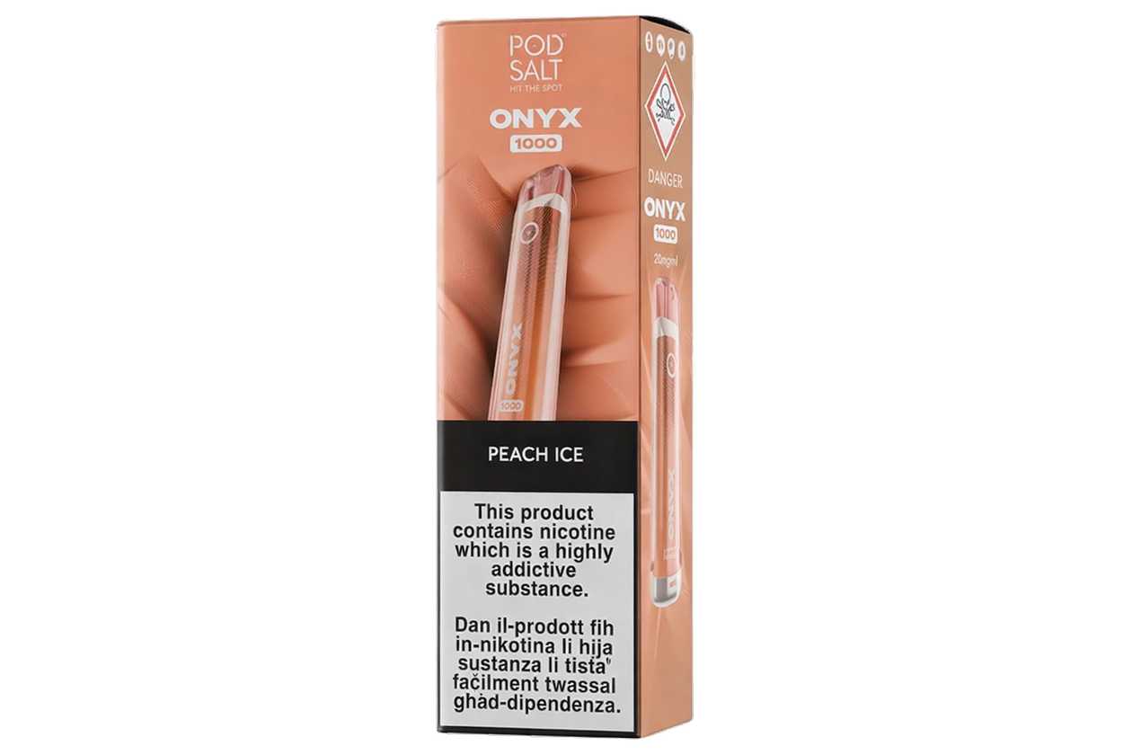 Onyx 1000 - Peach Ice - 1,000 Puffs - 2% Nicotine