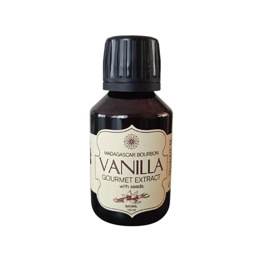 60639 Burbono vanilės ekstraktas GOURMET Vanilla Scientific su sėklomis 100ml