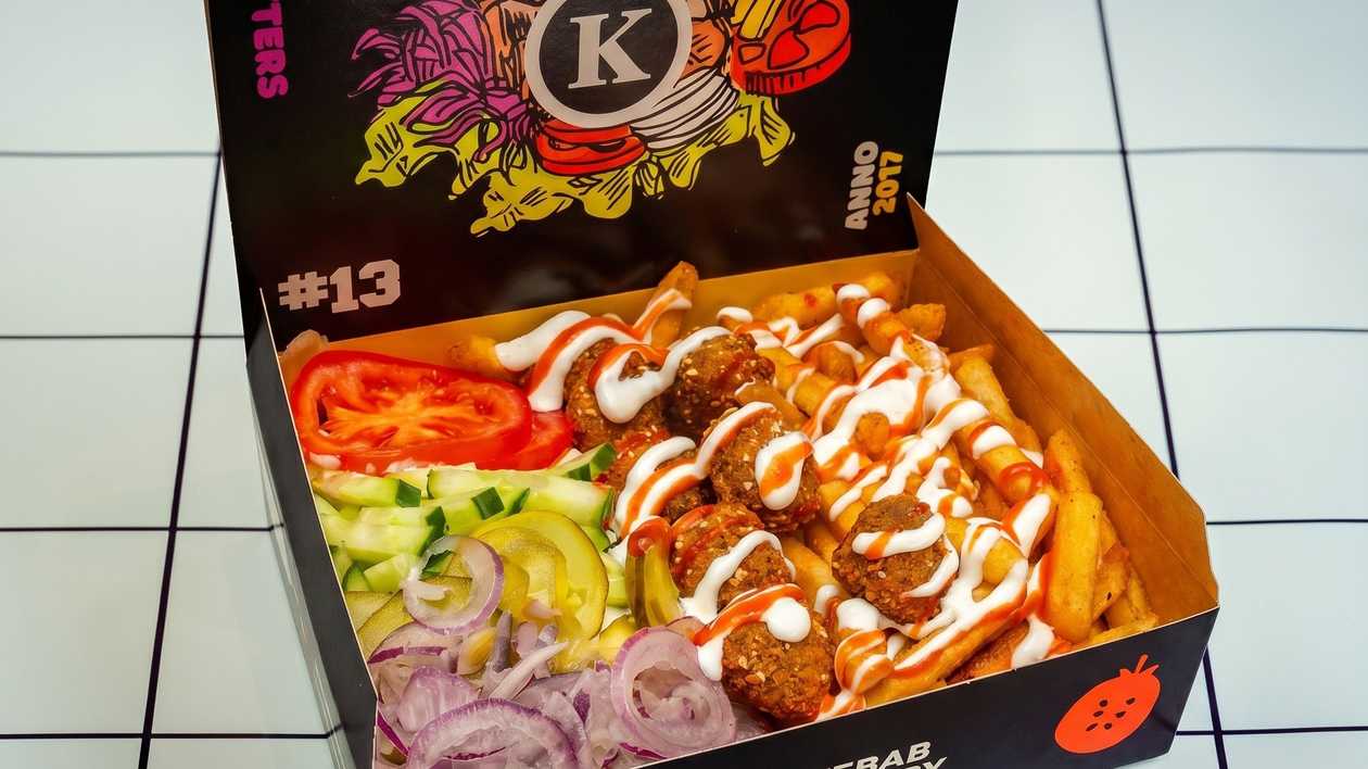 Falafel plate (v)