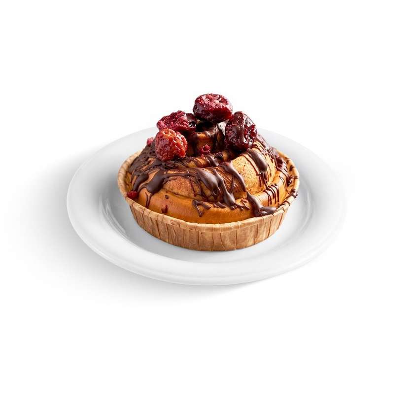 Cinnamon bun with cherries 90g