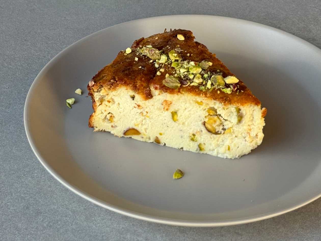 White Chocolate Basque Cheesecake